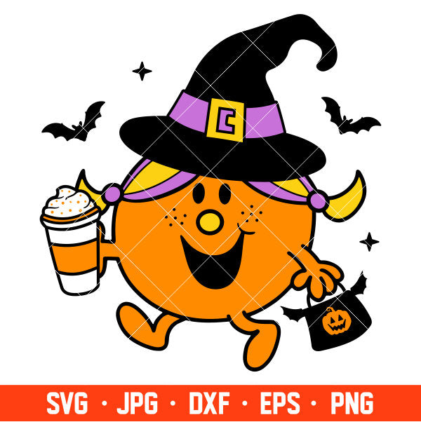 Little Miss Pumpkin Queen Svg, Halloween Svg, Spooky Season Svg, Trick or Treat Svg, Cricut, Silhouette Vector Cut File