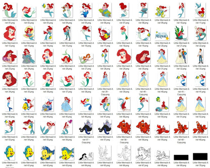 280+ Little Mermaid Bundle Svg, Trending Svg, Ariel Svg, Little Mermaid Svg, Trending Svg, Ariel Svg, Little Mermaid Svg, Little Princess, Cartoon svg, png, dxf, eps digital file