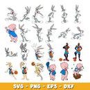 Looney tunes bugs bunny svg, Looney tunes  bundle svg, cartoon svg
