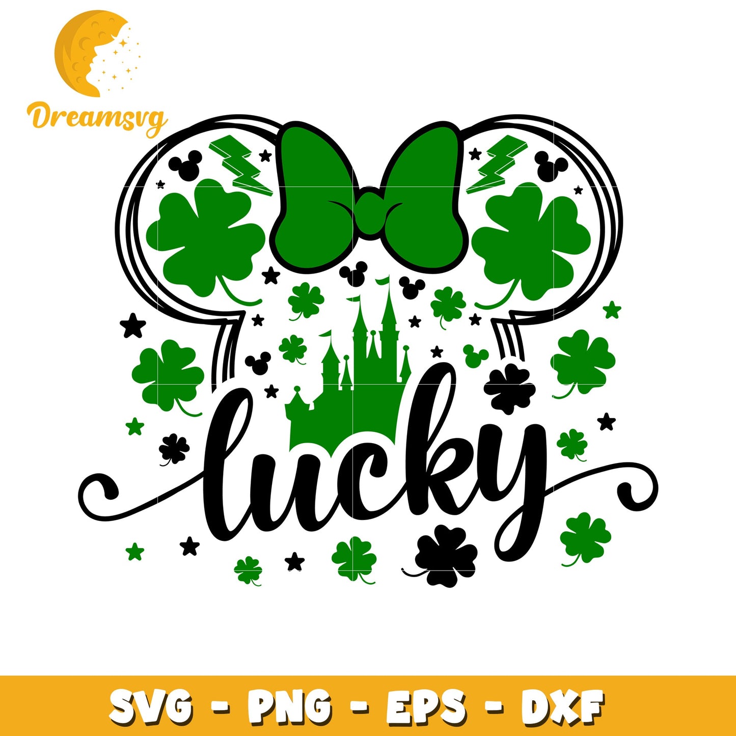 Lucky St Patricks Day SVG Cut File