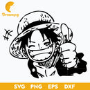 Luffy Svg, Monkey D. Luffy Svg, One Piece Svg, Anime Svg, Anime Manga Svg, One Piece Character Svg, Anime Svg, png, eps, dxf digital download.