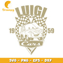 Luigi Cars SVG PNG EPS DXF Cut File