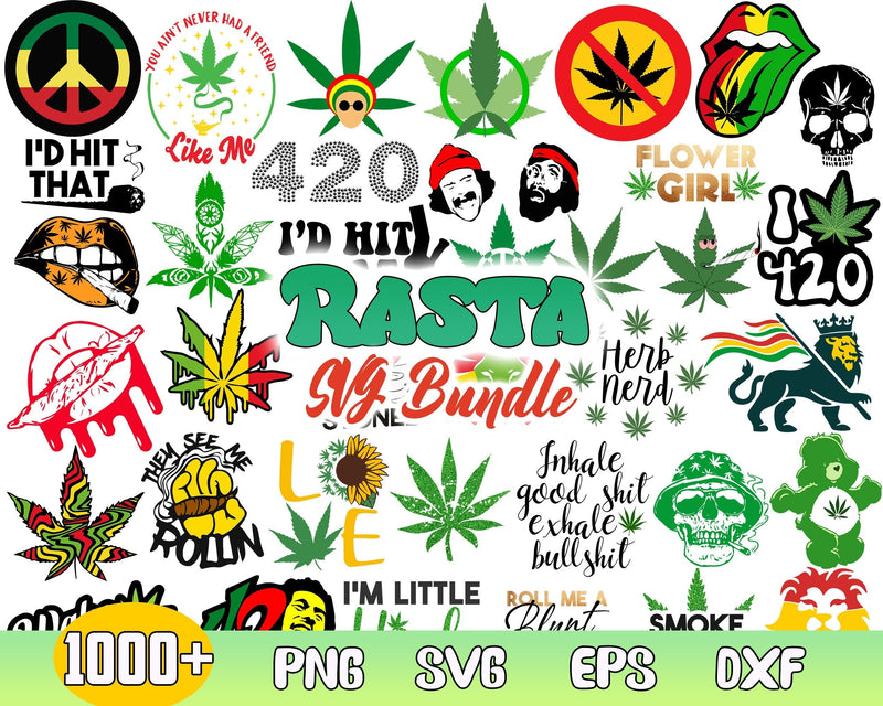 Rasta svg, Rasta, Weed svg, Weed svg bundle, Weed Leaf svg, Marijuana svg, High Svg, marijuana svg, dope svg, good vibes svg