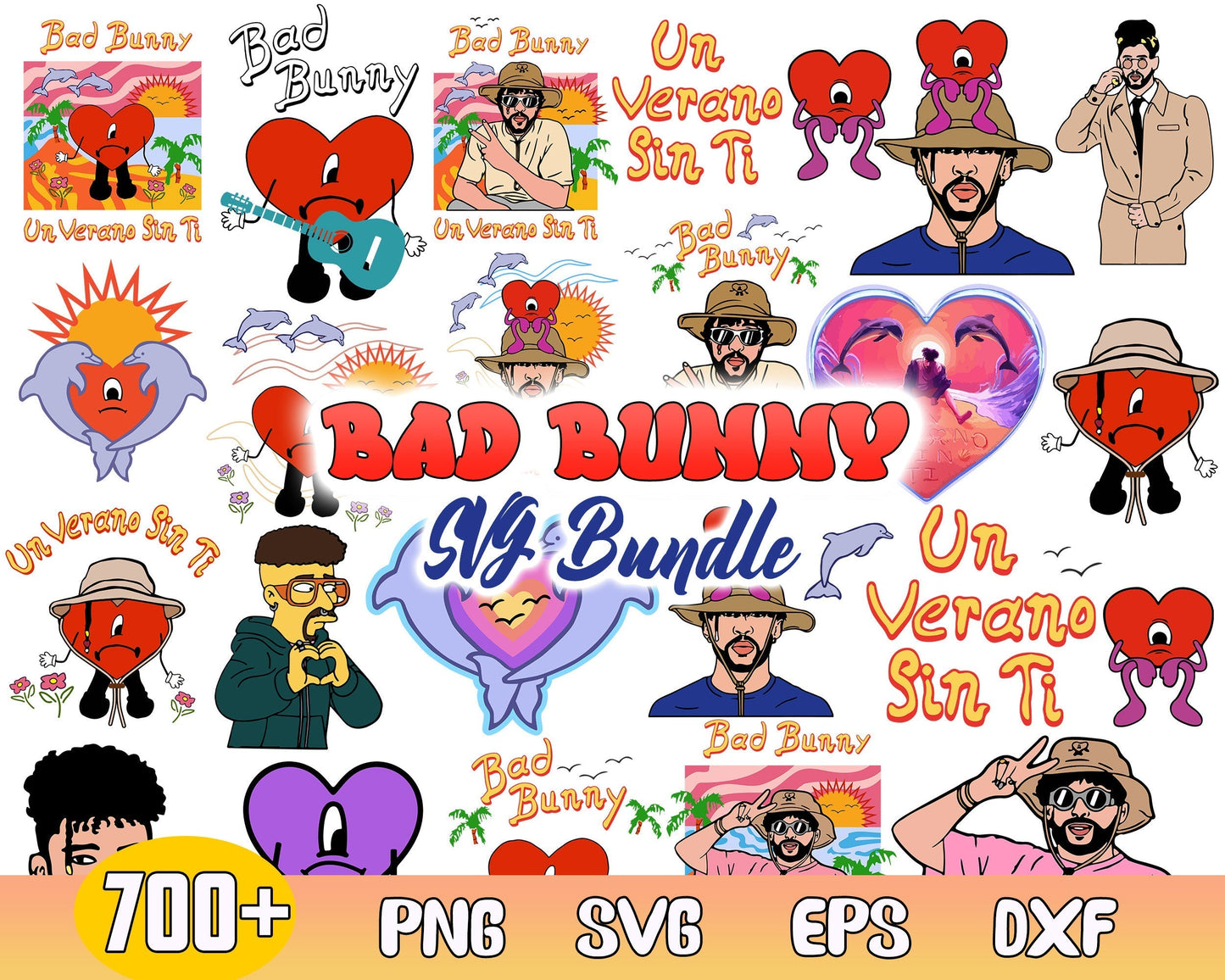 700+ Bad Bunny SVG, Bundle bad bunny layered svg