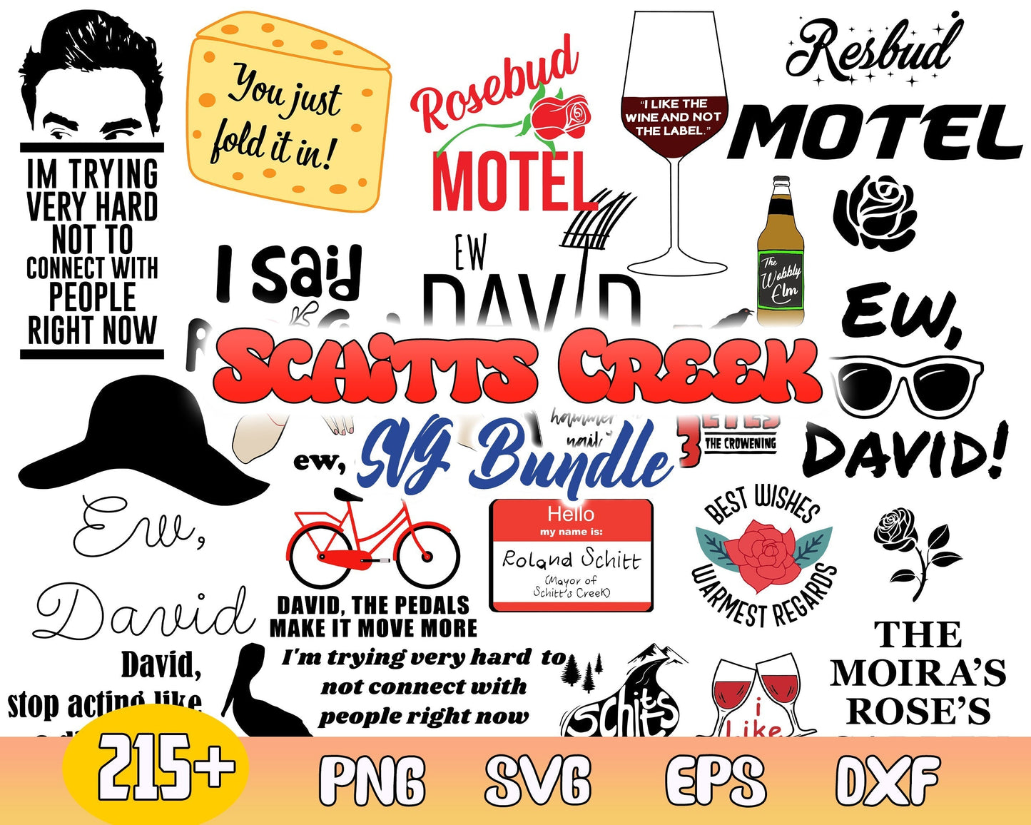 400+ Schitts Creek Svg png bundle, Schitt’s Creek Quotes Svg File for Cricut