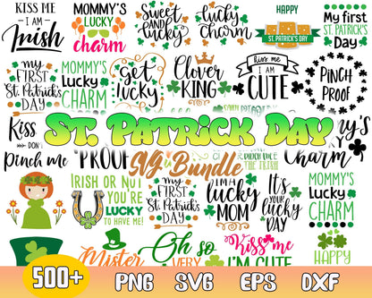 St. Patrick Day SVG Bundle - Digital download