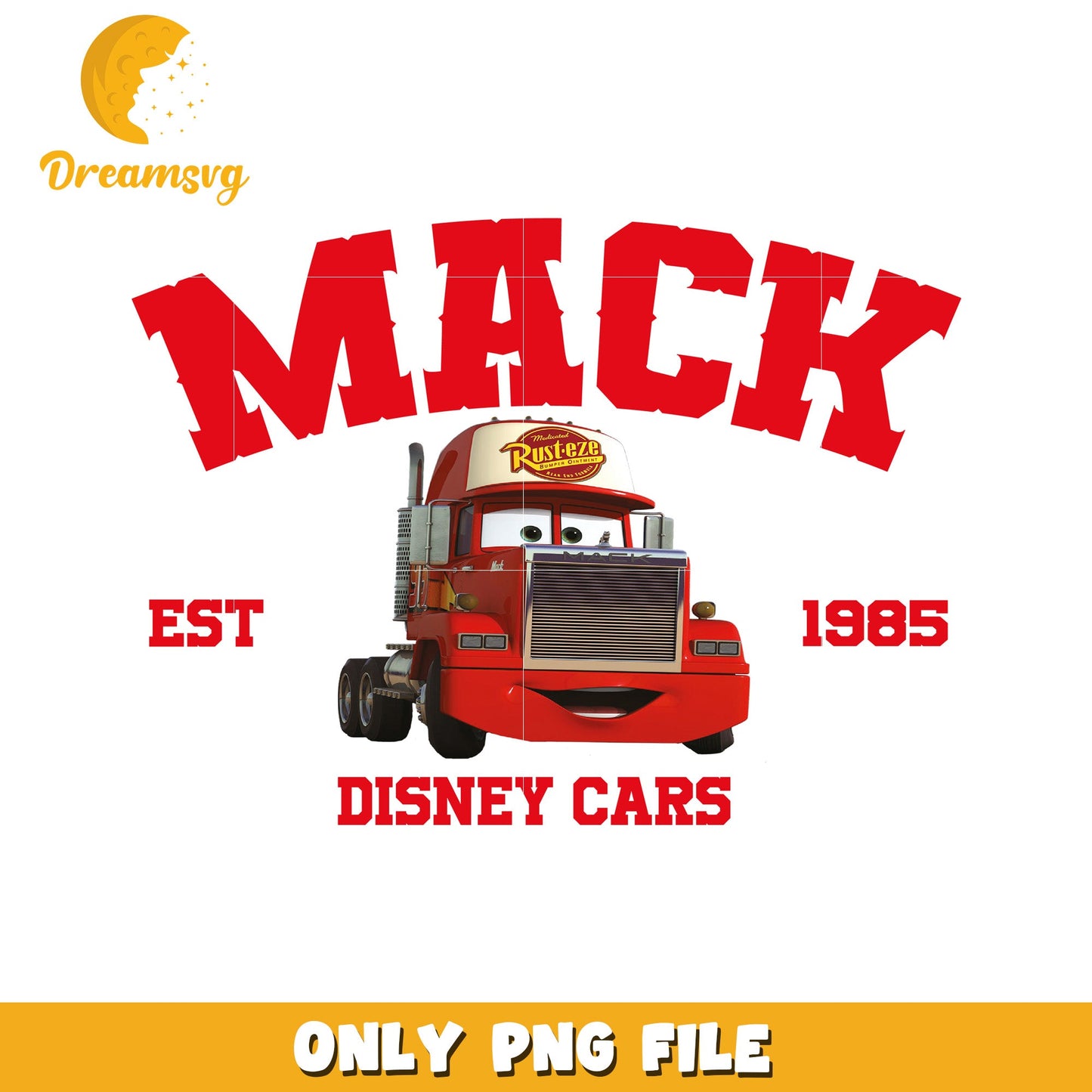 Mack Disney Cars PNG Image