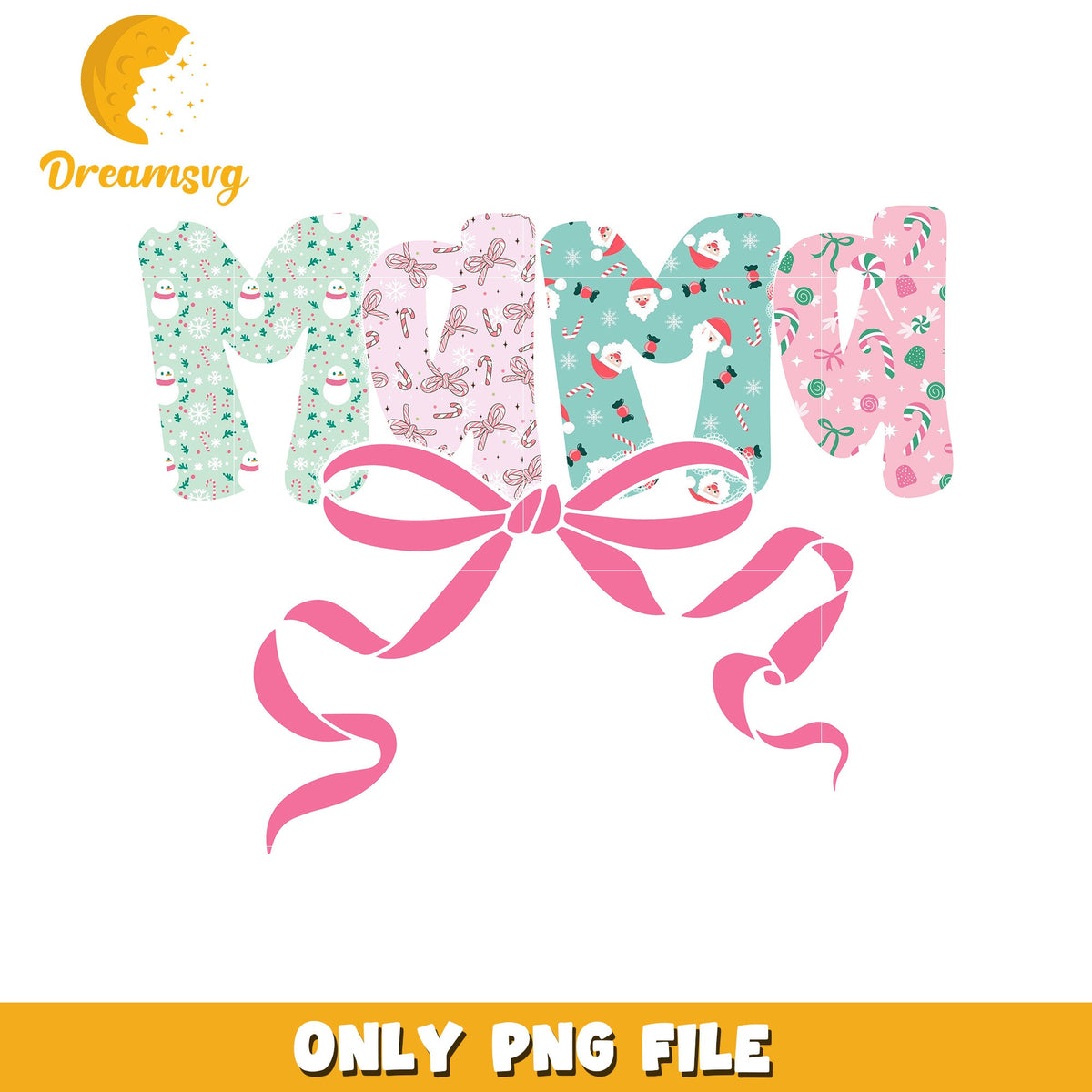 Mama bowtie png, christmas png, grinch png