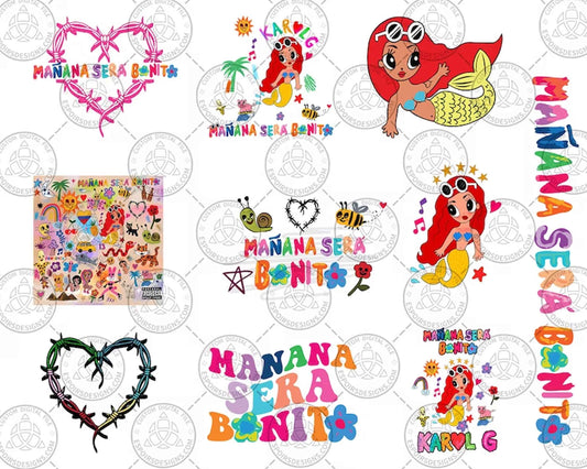 15 Karol G Glass Can Wrap PNG, Manana Sera Bonito, Karol G tumbler, Karol G New Album, Digital Download