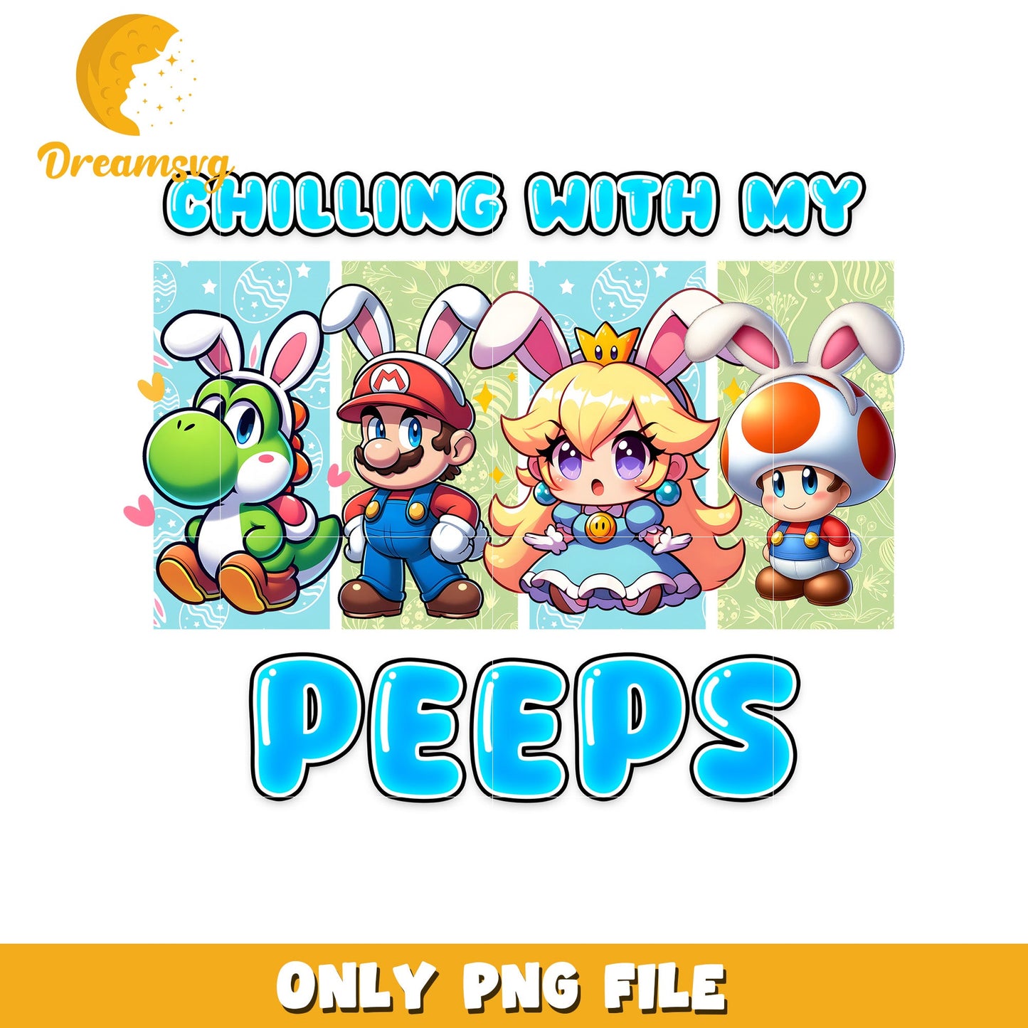 Mario Easter Peeps PNG Download