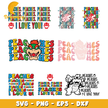 Super Mario SVG Bundle, Mario Birthday SVG, Super Mario Alphabet SVG, Mario Bros Clipart PNG Vector Files