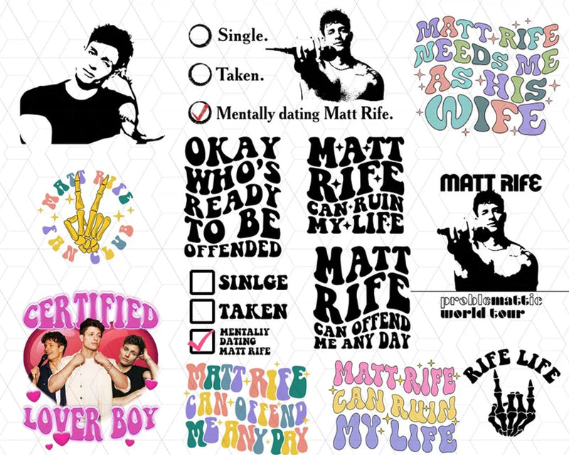 Matt Rife Bundle png, Trending bundle png, Digital download