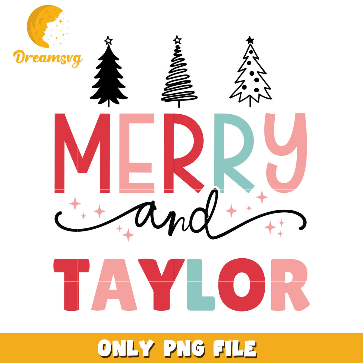 Merry and taylor font design png, swiftie png, christmas font png