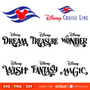 Mickey Mouse Cruise Bundle Svg, Mickey Cruise Svg, Family Cruise Svg, Disney Svg, Cricut, Silhouette Vector Cut File