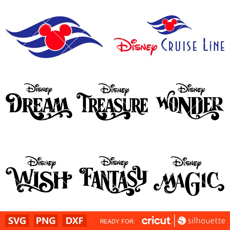 Mickey Mouse Cruise Bundle Svg, Mickey Cruise Svg, Family Cruise Svg, Disney Svg, Cricut, Silhouette Vector Cut File