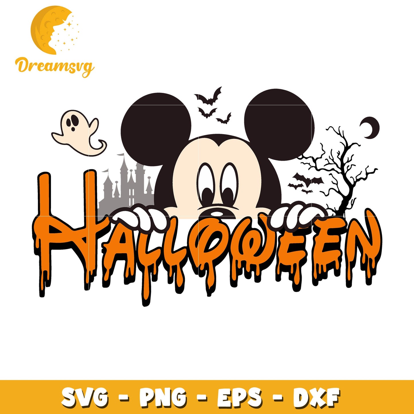 Disney mickey mosue Halloween svg