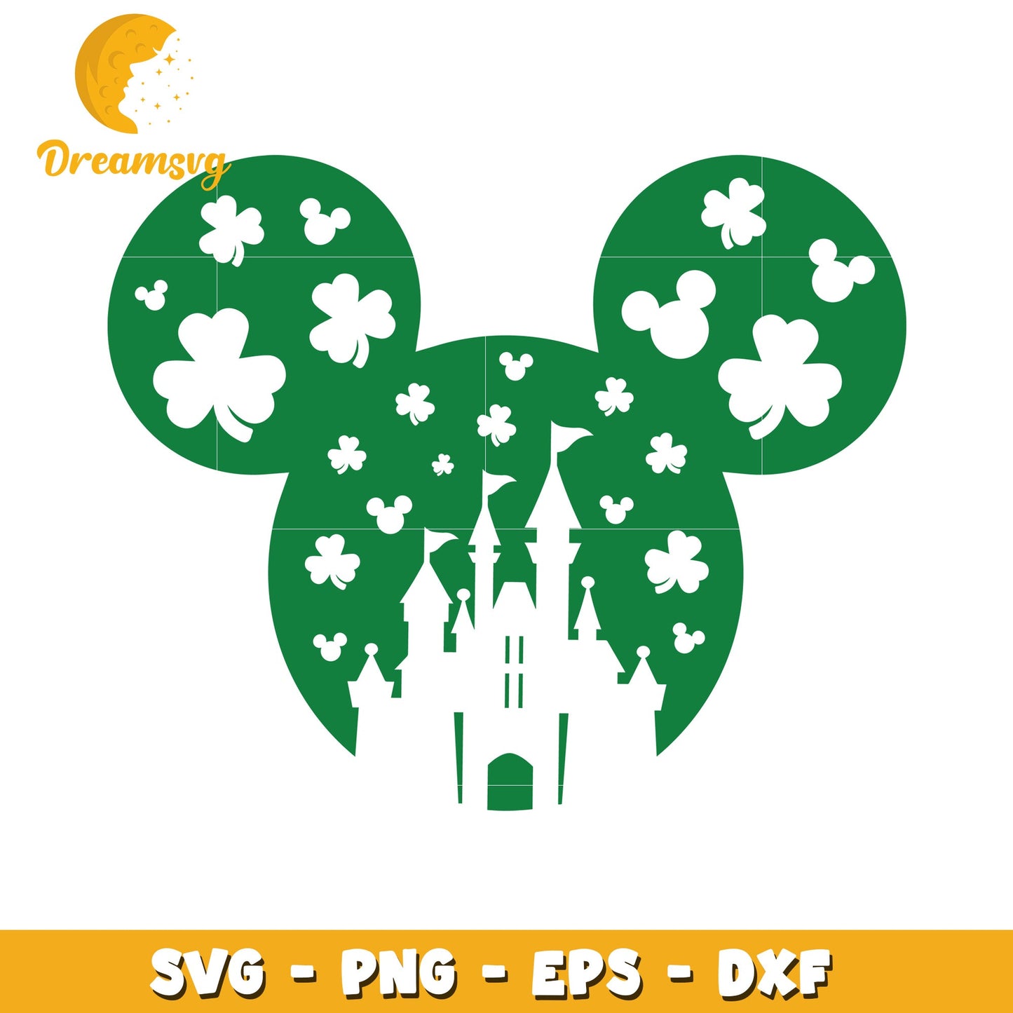 Mickey Mouse St Patricks Day SVG
