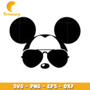 Mickey Mouse Sunglasses SVG PNG EPS DXF