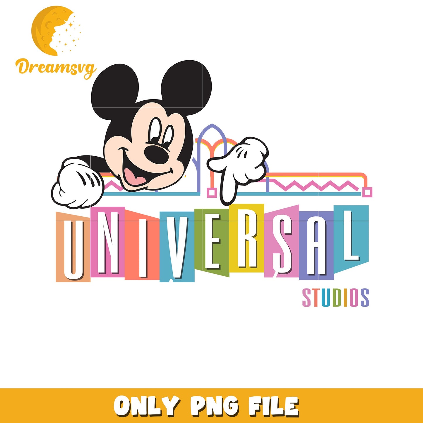 Mickey Mouse Universal Studios PNG