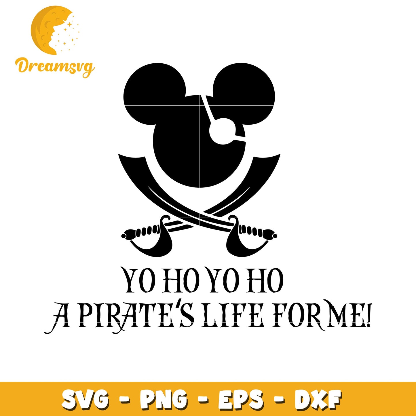 Mickey Pirate SVG Cut File Bundle