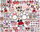 Mickey Valentine’s Day Svg & Png Bundle, Mickey Valentine’s Day Svg for Cricut, Silhouette Vector Cut Files