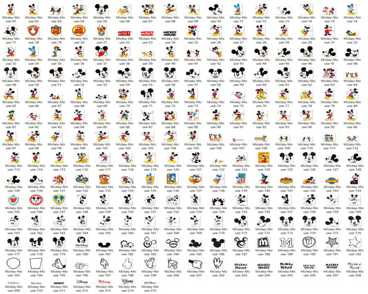 850+ Mickey Mouse SVG, Disney Svg, Mickey Svg, Clipart Bundle, Svg For Cricut, Printable Bundle