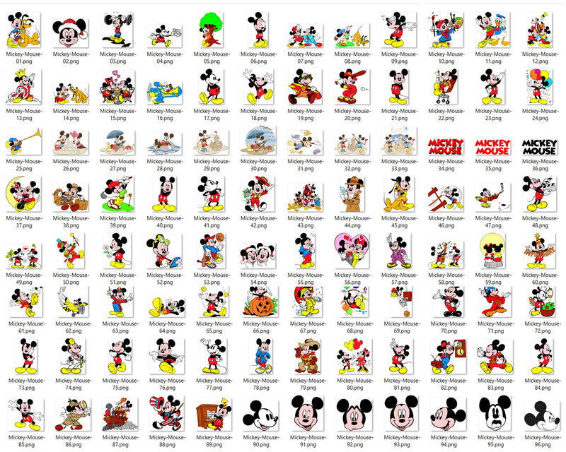 668+ Mickey Mouse SVG Bundle, Cricut Svg, Minnie SVG, Svg Files For Cricut, For Silhouette, Cartoon svg, png, dxf, eps digital file