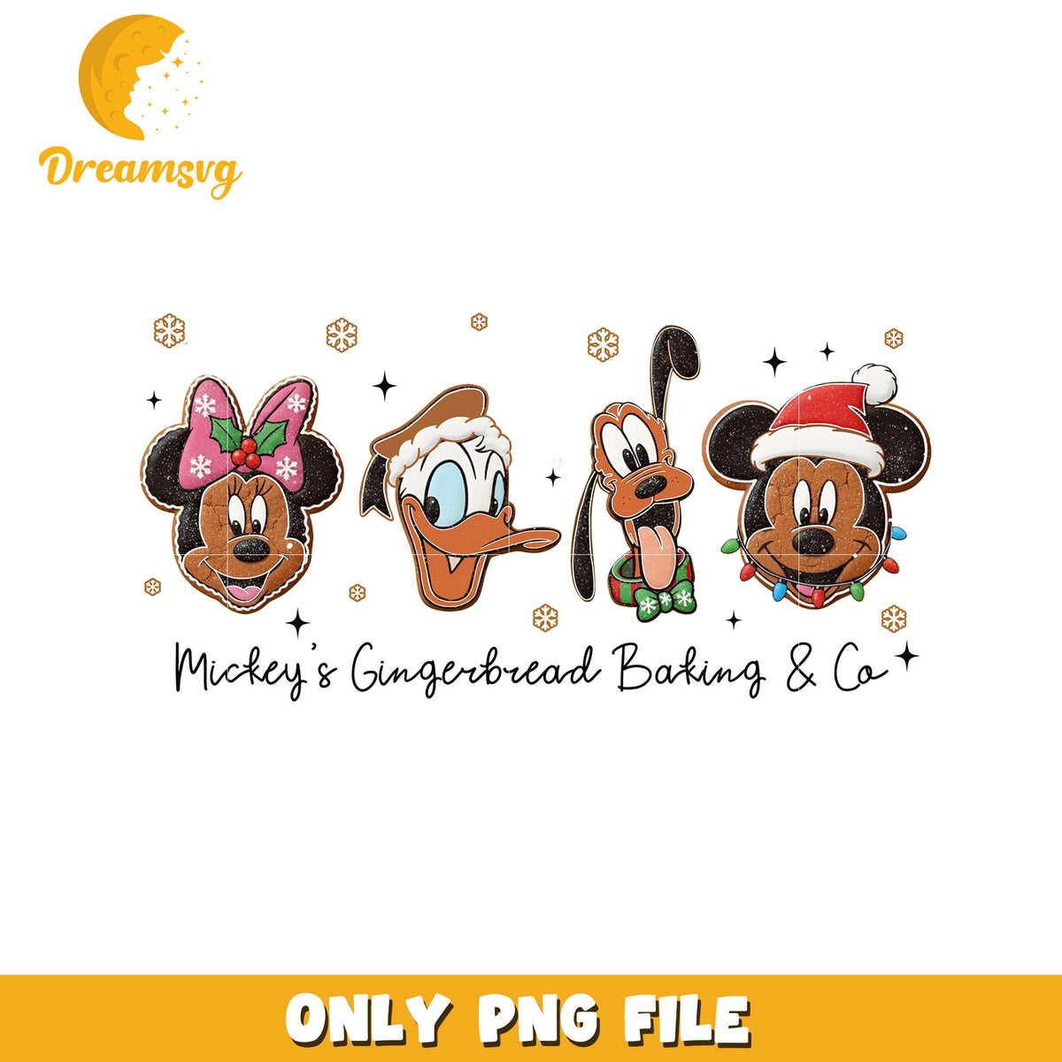 Mickey_s Gingerbread Baking png, christmas songs png, christmas snow png