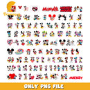 Disney mickey and minnie bundle png, mickey and minnie mouse png