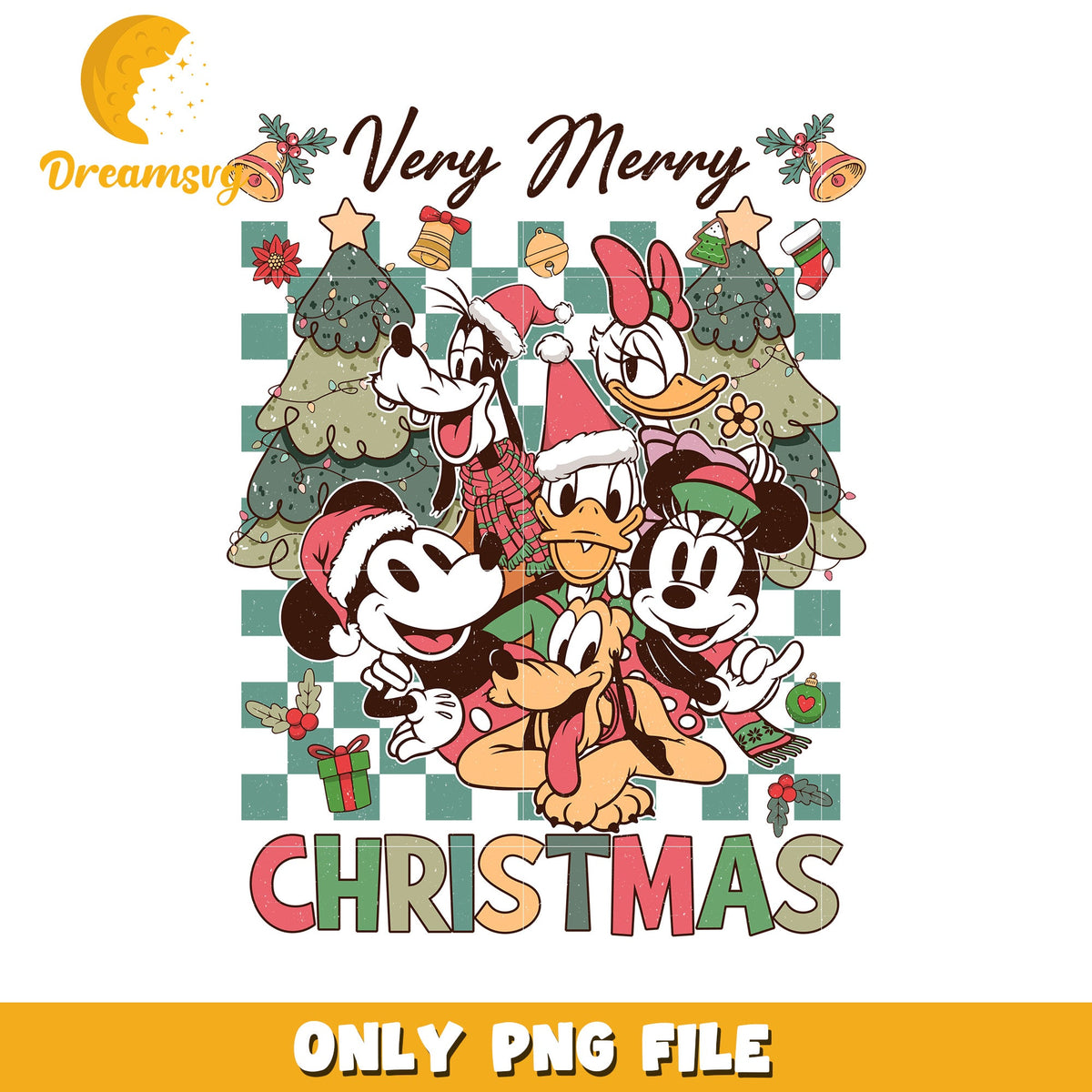Mickey and christmas friends png, disney png, happy christmas png