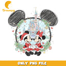 Mickey and minnie png, christmas season png, disney png