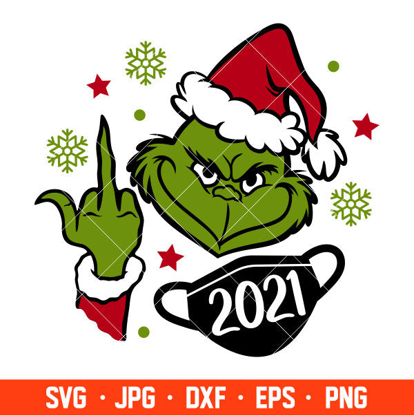 Middle Finger Gesture Christmas Svg, Christmas 2021 Svg, Merry Christmas Svg, Cricut, Silhouette Vector Cut File