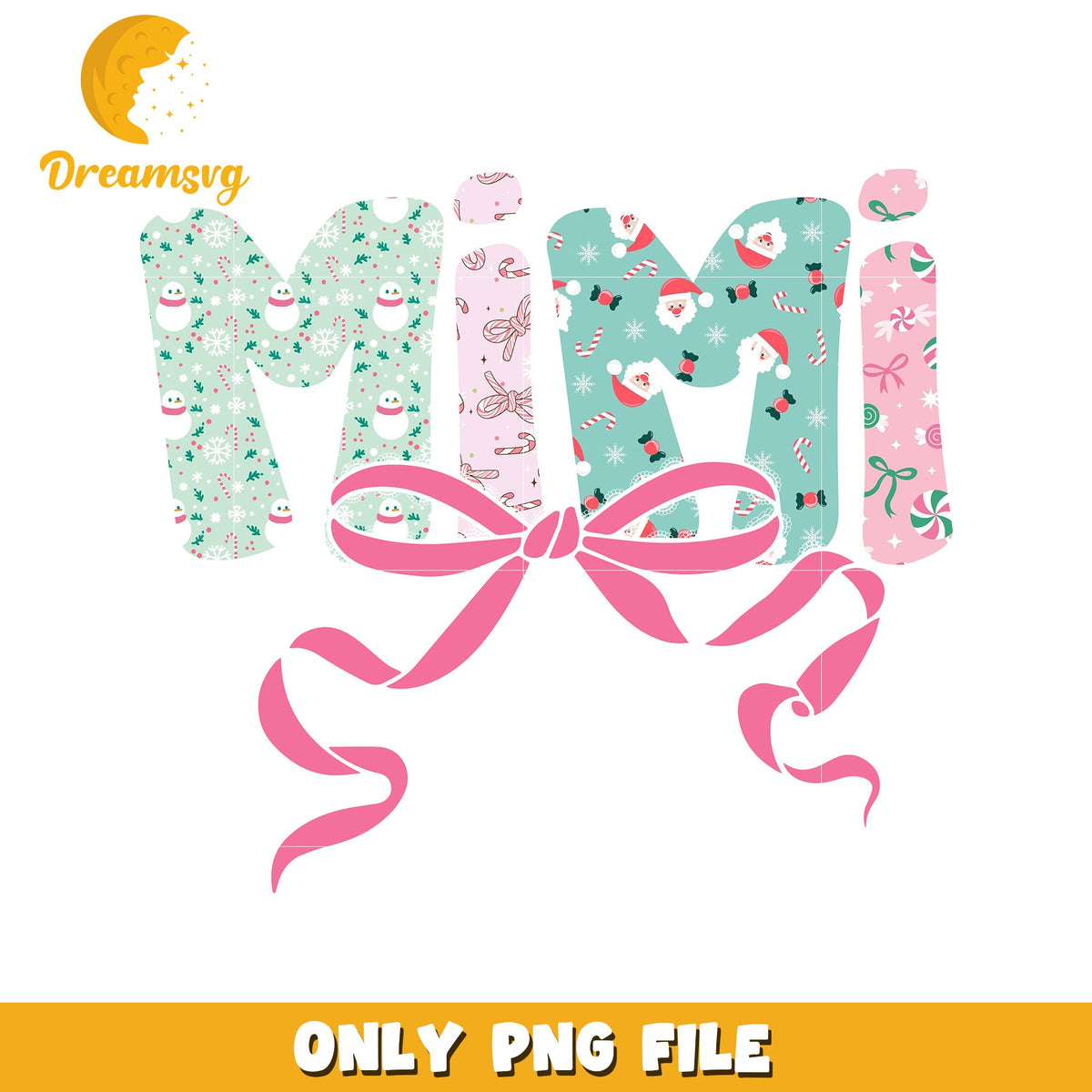 Mimi bowtie png, christmas png, grinch png