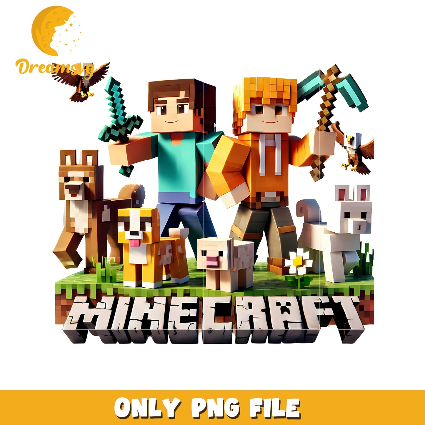Minecraft animals png, minecraft movie png, minecraft games png