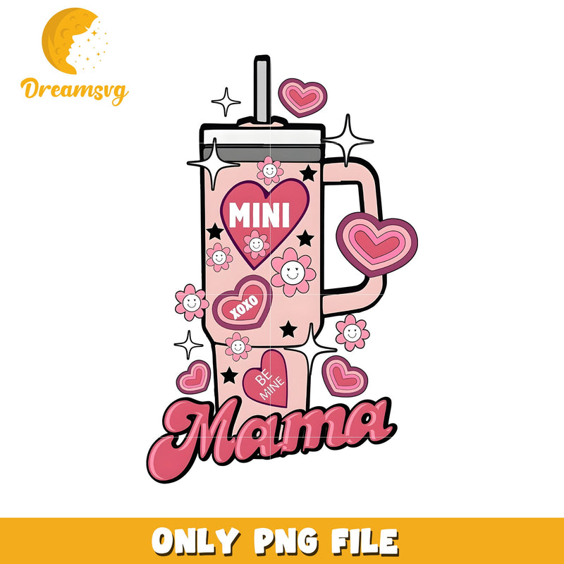 Mini Mama Tumbler PNG Design