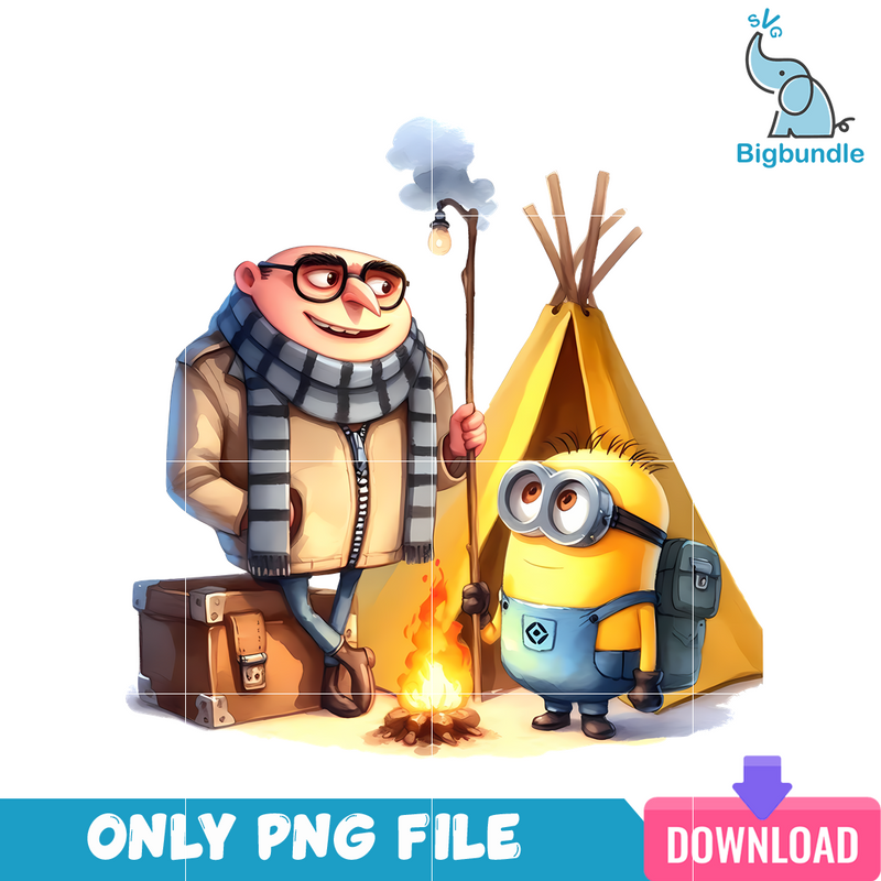 Minions Camping PNG