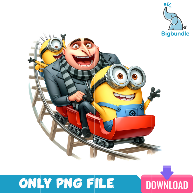 Minions Roller Coaster PNG