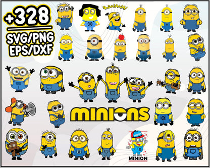 Minions SVG Bundle - Minion Svg - Minions - Minion - Minion Birthday - Minion Shirt - Cricut Svg - Commercial Use - Instant Download