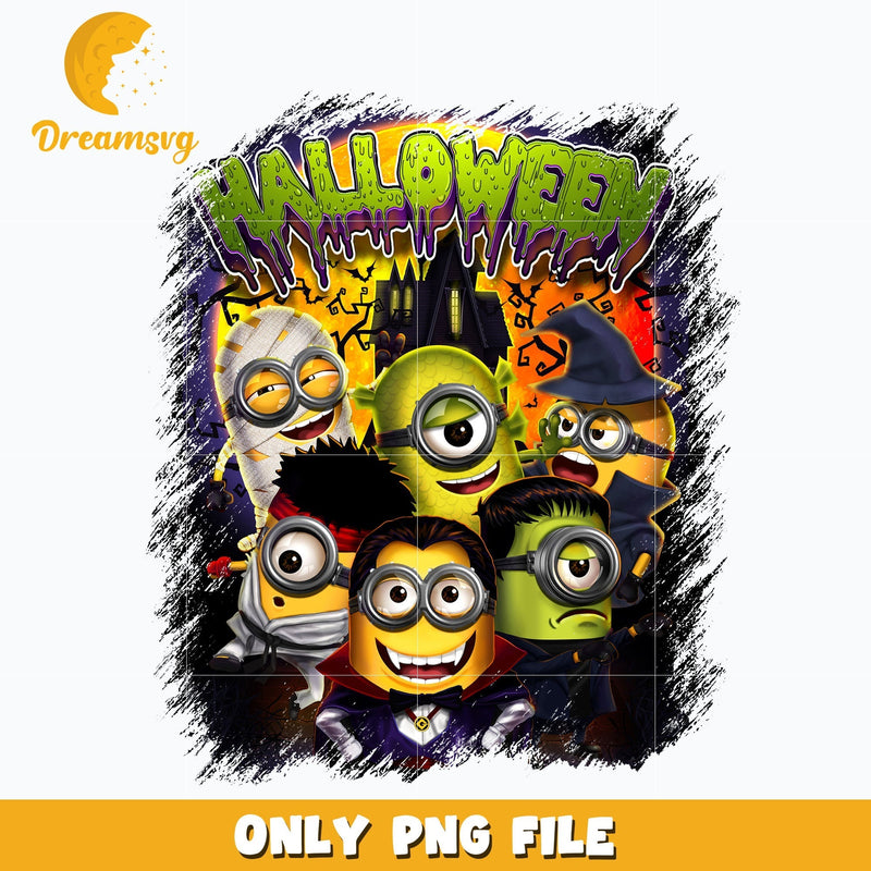 Minions halloween png, Halloween png, Digital download.