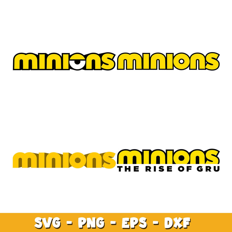 Minions Lampe Logo svg, Minions bundle svg, cartoon svg