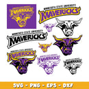 Minnesota state mavericks Bundle svg, Minnesota state mavericks logo svg, ncaa svg