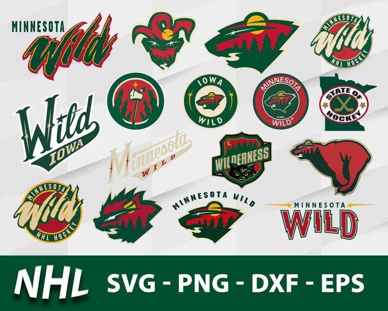 Minnesota Wild Svg Bundle, Minnesota Wild Svg, Sport Svg, Nhl Svg, Png, Dxf, Eps Digital File.