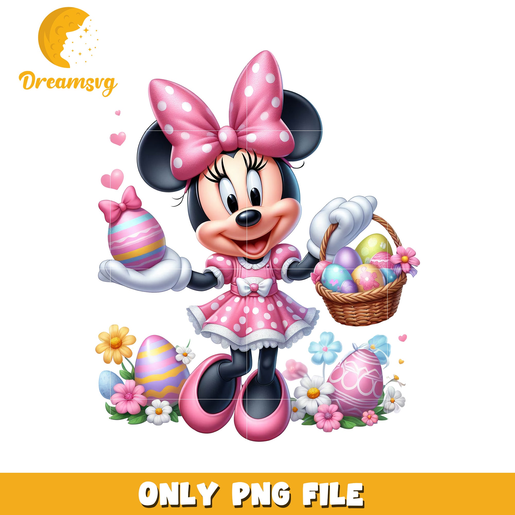 Minnie Mouse Easter PNG Image – Printy Studio