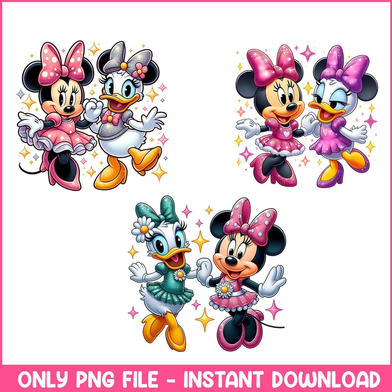 Minnie and Daisy Valentine PNG Bundle