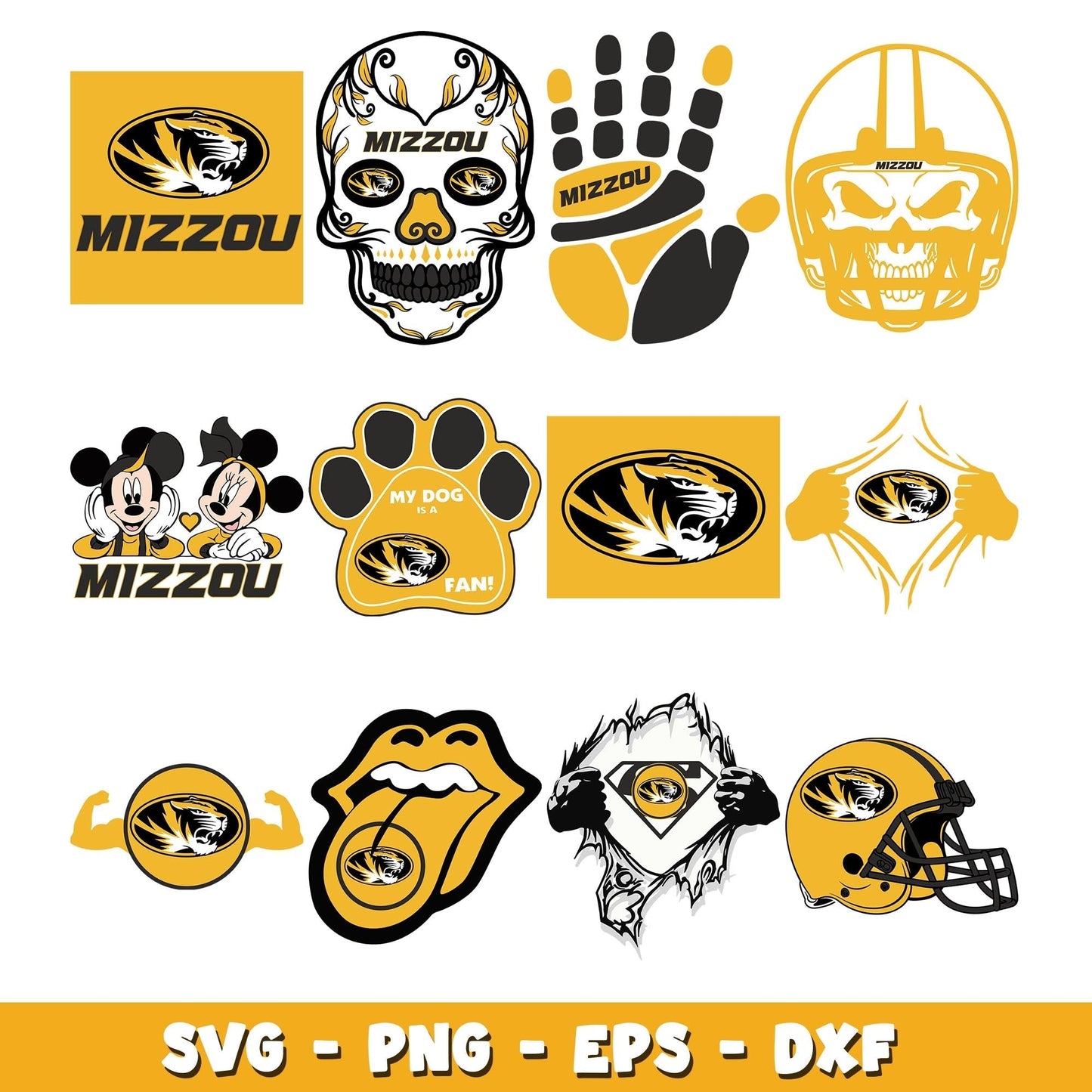 Missouri Tigers Bundle svg,  Missouri Tigers logo svg, ncaa svg