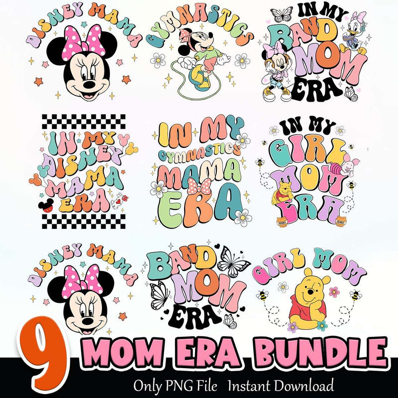 Mom Era PNG Bundle Sublimation Instant Download