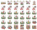 35+ Mouse And Friends PNG Bundle, Christmas digital bundle, Xmas friends designs bundle in PNG formats, Digital files CRM05112202