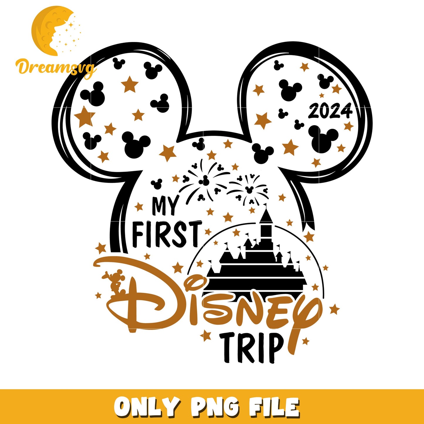 My First Disney Trip PNG 2024