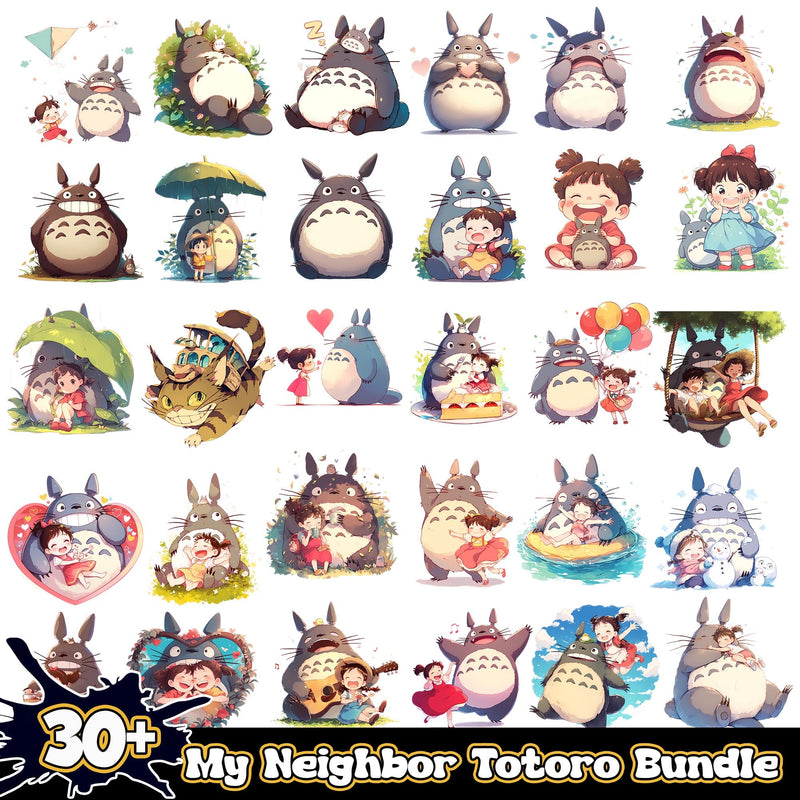 My Neighbor Totoro Bundle 30+ PNG