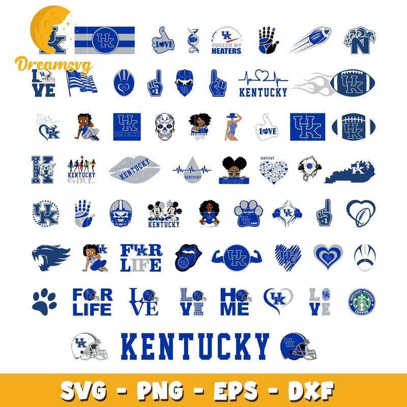 Kentucky wildcats design bundle svg, kentucky wildcats football svg